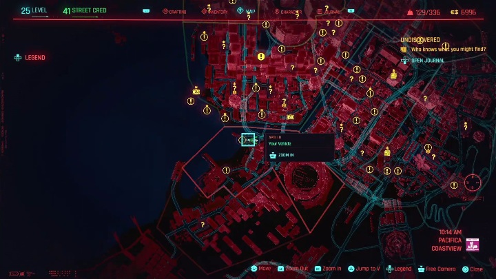 Ramiraz znajduje się na końcu molo, w północnej części Pacyfiki - Cyberpunk 2077: Dym na molo - cyberpsychopata, solucja - Cyberpunk 2077 - poradnik do gry