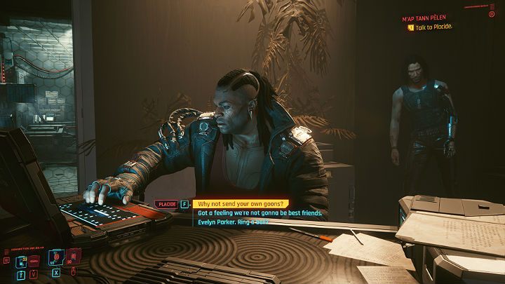Dojdziecie do biura w Battys Hotel - Cyberpunk 2077: Witaj w Pacifice/Map Tann Pelen - solucja, opis przejścia - Cyberpunk 2077 - poradnik do gry