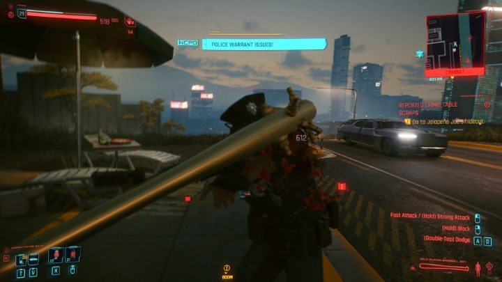 Najważniejsza informacja - broń obuchowa w Cyberpunk 2077 nie zabija przeciwników, tylko ich ogłusza - Cyberpunk 2077: Bronie obuchowe i ostrza - czym się różnią? - Cyberpunk 2077 - poradnik do gry