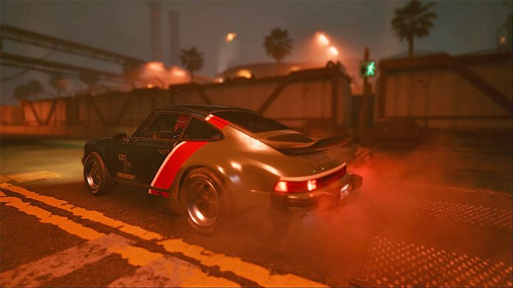 To jedyny licencjonowany samochód w grze - Porsche 911 z gry Cyberpunk 2077 bazuje wizualnie na klasycznej generacji 930 tego modelu - Cyberpunk 2077: Darmowe pojazdy - lista - Cyberpunk 2077 - poradnik do gry