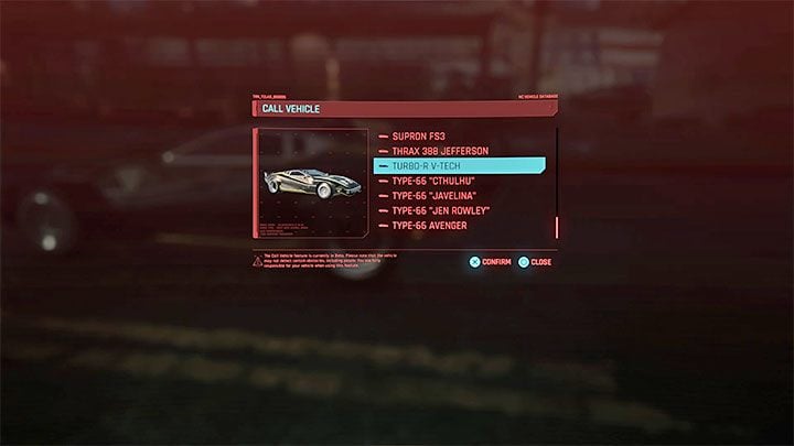 Wspomniany mini-quest może rozegrać się na dwa sposoby - Cyberpunk 2077: Darmowe pojazdy - lista - Cyberpunk 2077 - poradnik do gry
