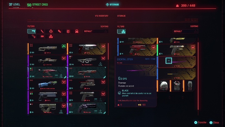 Sposób odblokowania: w trakcie wykonywania zadania głównego Dom lalek, w garderobie w klubie - Cyberpunk 2077: Ikoniczne bronie - lista - Cyberpunk 2077 - poradnik do gry