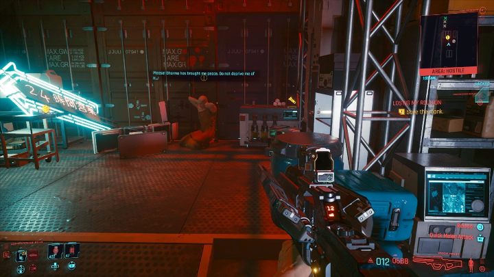 Sposób odblokowania: możesz zebrać ją ze stołu, w trakcie wykonywania misji Sacrum i profanum - Cyberpunk 2077: Ikoniczne bronie - lista - Cyberpunk 2077 - poradnik do gry