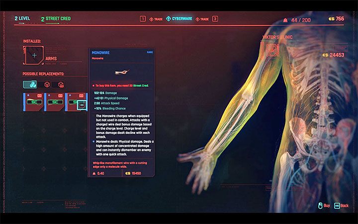Oto kilka wstępnych informacji na temat wszczepów - Cyberpunk 2077: Czy można ukończyć grę bez instalowania wszczepów? - Cyberpunk 2077 - poradnik do gry