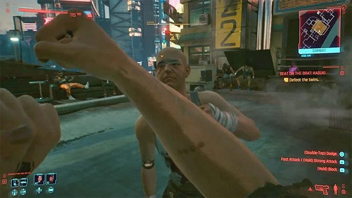 Walki na pięści powiązane są z serią pobocznych questów Do krwi i o ich istnieniu V możesz dowiedzieć się od trenera Freda - Cyberpunk 2077: Mini-gry - Cyberpunk 2077 - poradnik do gry
