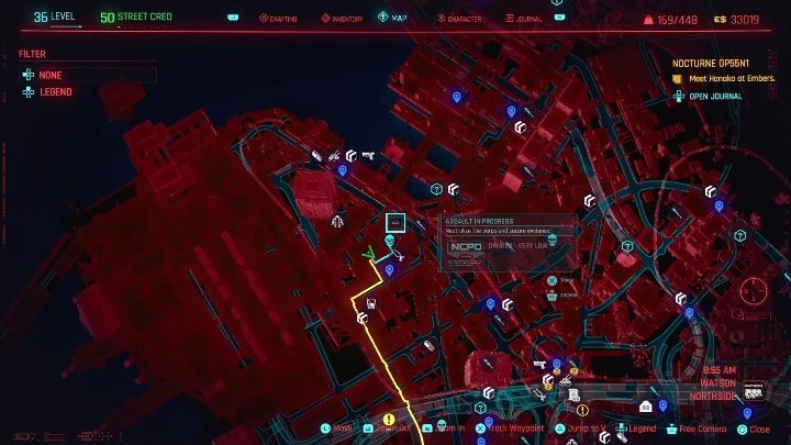 Sposób odblokowania: odkrycie aktywności na mapie - Cyberpunk 2077: Watson, Kroniki kryminalne - mapa, solucja - Cyberpunk 2077 - poradnik do gry
