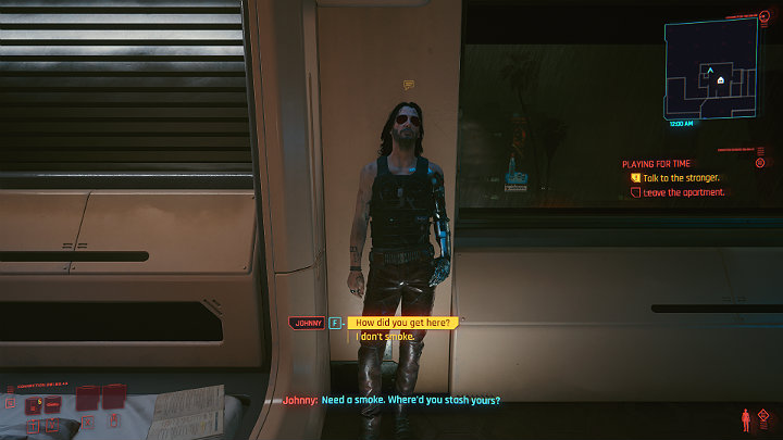 Porozmawiaj z Johnnym - Cyberpunk 2077: Wielki sen/Playing for Time - solucja, opis przejścia - Cyberpunk 2077 - poradnik do gry