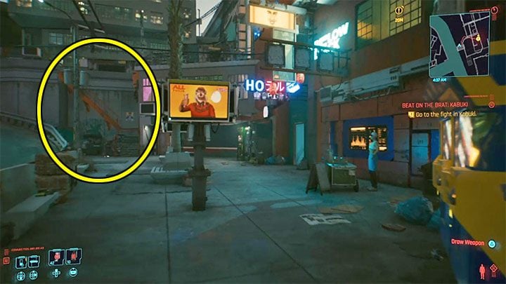 Możesz mieć problemy z dotarciem do areny walk, gdyż jest on na dachu budynku i drzwi na parterze są zamknięte - Cyberpunk 2077: Jak pokonać bossów Bliźniacy/czempioni w Kabuki? - Cyberpunk 2077 - poradnik do gry
