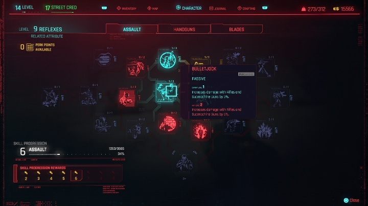 W grze znajduje się 12 umiejętności, do których przynależą auty - Cyberpunk 2077: Umiejętności i wszczepy - Cyberpunk 2077 - poradnik do gry