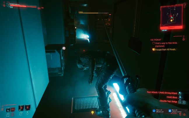 Tak jak w przypadku broni palnych/dystansowych - nie możesz mieć przy sobie całego swojego asortymentu - Cyberpunk 2077: Walka - Cyberpunk 2077 - poradnik do gry