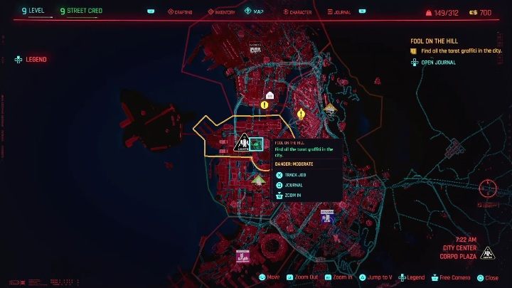 49 - Cyberpunk 2077: Karty tarota - wszystkie lokacje, murale - Cyberpunk 2077 - poradnik do gry