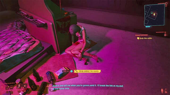 Odnalezienie Evelyn ma miejsce po dotarciu do jednego z ostatnich pomieszczeń elektrowni - Cyberpunk 2077: Uratowanie Evelyn - czy jest możliwe? - Cyberpunk 2077 - poradnik do gry