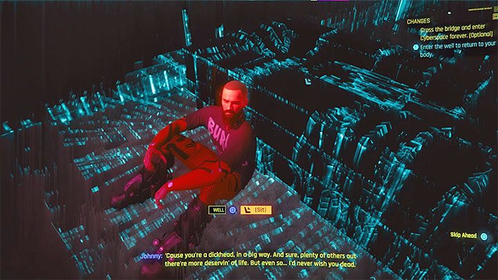 Kluczowy moment to wizyta w cyberprzestrzeni - Cyberpunk 2077: Trofea związane z zakończeniami - lista - Cyberpunk 2077 - poradnik do gry