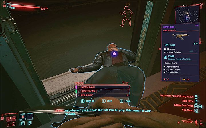 Pokonany Woodman pozostawi po sobie m - Cyberpunk 2077: Woodman - boss, jak pokonać? - Cyberpunk 2077 - poradnik do gry