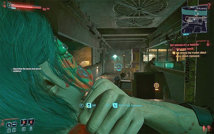 Całkowite omijanie wrogów niestety nie zawsze jest możliwe i wiąże się dodatkowo z utratą punktów doświadczenia przyznawanych za neutralizowanie wrogów - Cyberpunk 2077: Czy można ukończyć grę bez zabijania? - Cyberpunk 2077 - poradnik do gry