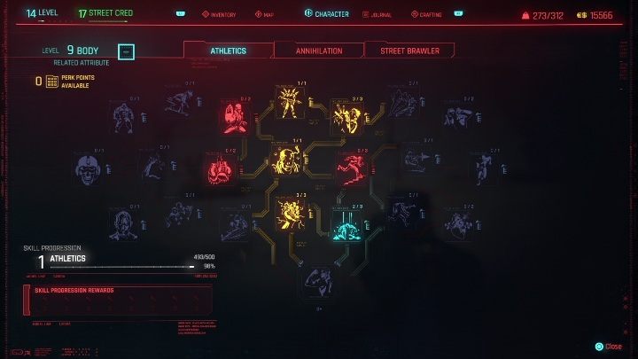 Ciało wpłynie na - Cyberpunk 2077: Rozwój postaci - Cyberpunk 2077 - poradnik do gry