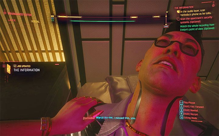 Główny cel to odnalezienie miejsca przechowywania Reliktu (Relic), aczkolwiek możesz też zaliczyć dwa opcjonalne cele - Cyberpunk 2077: Drugi braindans - gdzie jest Relikt? - Cyberpunk 2077 - poradnik do gry