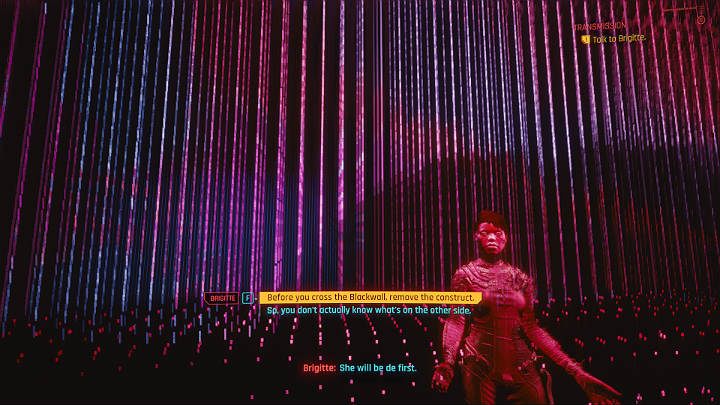Wróć do BBS, by pomówić z Brigitte - Cyberpunk 2077: Czynnik ludzki/Transmission - solucja, opis przejścia - Cyberpunk 2077 - poradnik do gry