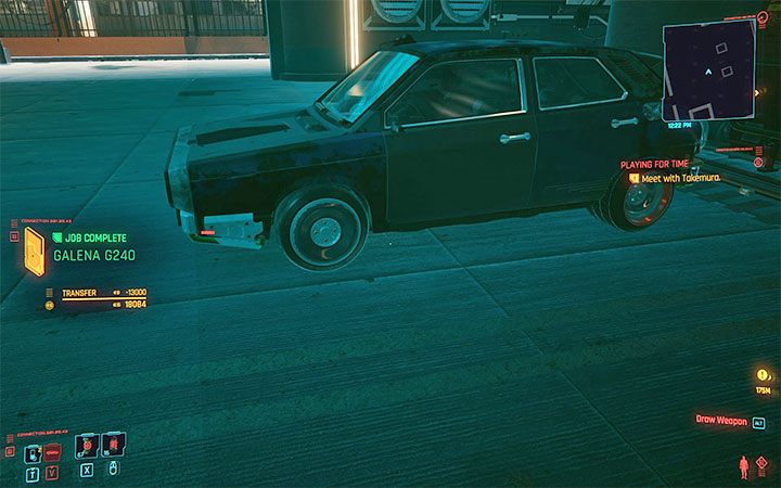 Po dotarciu do pojazdu możesz wejść z nim w interakcję żeby przeznaczyć kredyty na jego zakup - Cyberpunk 2077: Samochód - jak kupić/ukraść? - Cyberpunk 2077 - poradnik do gry
