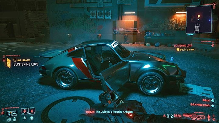 Musisz najpierw odebrać Rogue z klubu Afterlife - Cyberpunk 2077: W starym kinie (Rogue i Johnny)/Blistering Love - solucja - Cyberpunk 2077 - poradnik do gry