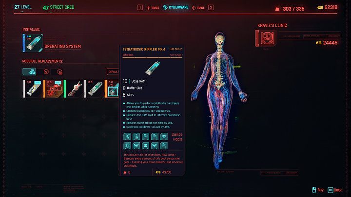 Tetratronic Rippler MK - Cyberpunk 2077: Haker - gotowy build postaci - Cyberpunk 2077 - poradnik do gry