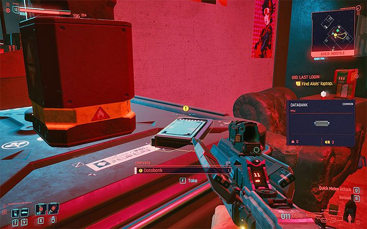 Do zbadania jest mała lokacja okupowana przez przeciwników - Cyberpunk 2077: Sprawa Sandry D. - solucja, opis przejścia - Cyberpunk 2077 - poradnik do gry