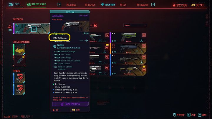 W trakcie rozgrywki w Cyberpunk 2077 znajdziesz całą masę ubrań jednak szczególną uwagę warto zwracać na przedmioty, które posiadają premię do szansy na trafienie krytyczne, a także do obrażeń krytycznych - Cyberpunk 2077: Rewolwerowiec - gotowy build postaci - Cyberpunk 2077 - poradnik do gry