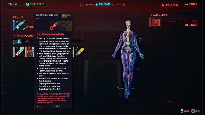 Możesz aktywować system operacyjny (domyślnie E) i zyskać na 10 sekund dodatkowe profity - Cyberpunk 2077: Samuraj - gotowy build postaci - Cyberpunk 2077 - poradnik do gry