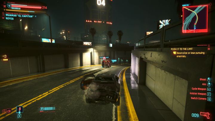 Jeśli do ataku doszło jeszcze przed opuszczeniem Dogtown, to nie zbliżajcie się do bramy, bo tam również zostalibyście zaatakowani - Cyberpunk Phantom Liberty: Z małej chmury duży deszcz - solucja, opis przejścia - Cyberpunk 2077 - poradnik do gry