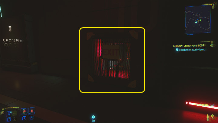 Waszym celem jest pomieszczenie ochrony, które znajduje się kilka pięter niżej - Cyberpunk 2077: Ostatnie tango w Night City - solucja, opis przejścia - Cyberpunk 2077 - poradnik do gry