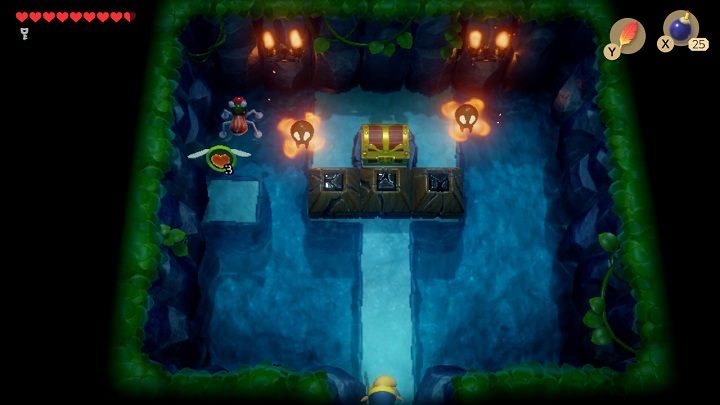 Nie wchodź do głębokiej wody, ponieważ utoniesz - Anglers Tunnel | Solucja The Legend of Zelda Links Awakening - The Legend of Zelda Links Awakening - poradnik do gry