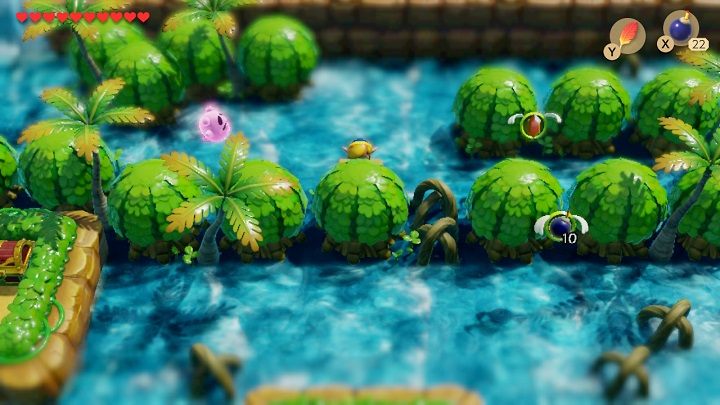 Udaj się na południową stronę wyspy i wejdź do Raft Shop - Catfishs Maw | Solucja The Legend of Zelda Links Awakening - The Legend of Zelda Links Awakening - poradnik do gry