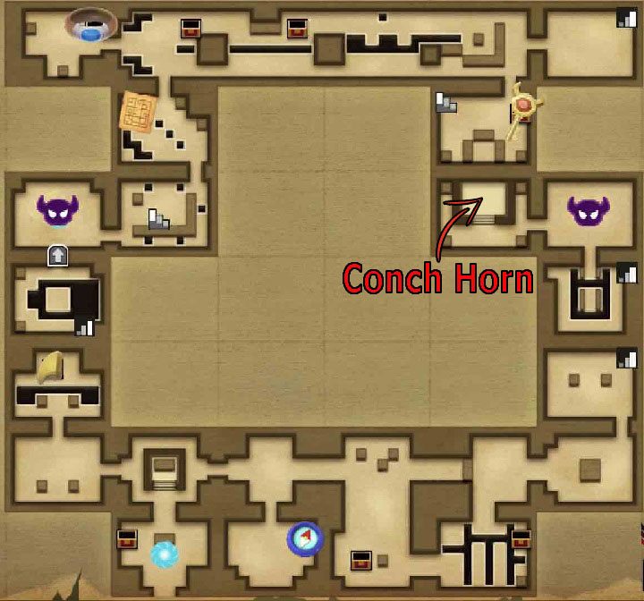 Mapa z najważniejszymi przystankami w trakcie eksploracji. - Bottle Grotto | Solucja The Legend of Zelda Links Awakening - The Legend of Zelda Links Awakening - poradnik do gry