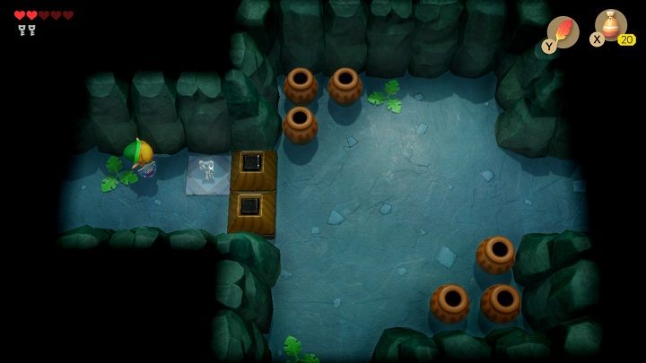 Wróć do poprzedniego pokoju - Bottle Grotto | Solucja The Legend of Zelda Links Awakening - The Legend of Zelda Links Awakening - poradnik do gry