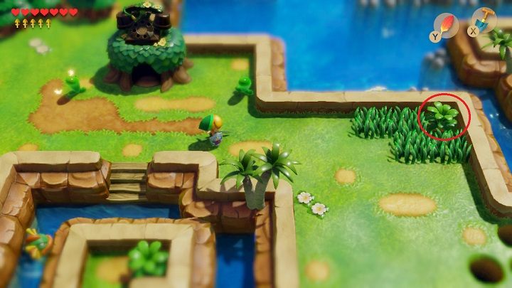 Zejdź na dół i skręć w prawo przy budce telefonicznej - Key Cavern | Solucja The Legend of Zelda Links Awakening - The Legend of Zelda Links Awakening - poradnik do gry