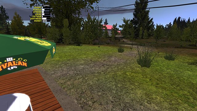 Zaglądaj z tarasu, czy między drzewami nie widać niebieskiego vana. - Niebieski van Hayosiko | Pojazdy w My Summer Car - My Summer Car - poradnik do gry
