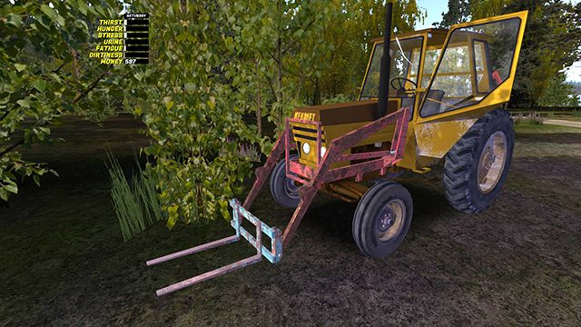 Nisko położony front będzie haczył o nierówności terenu. - Traktor Kekmet | Pojazdy w My Summer Car - My Summer Car - poradnik do gry