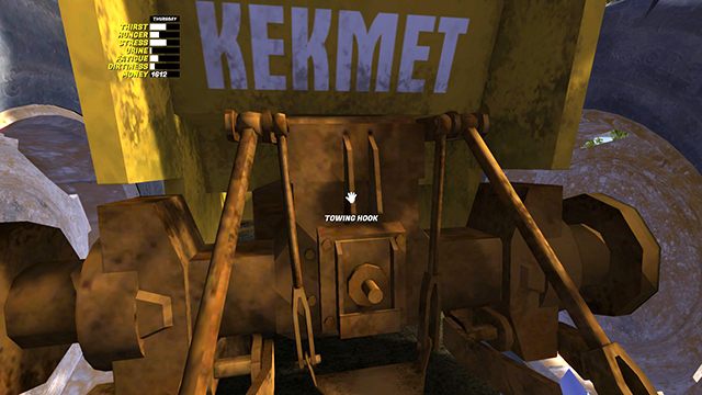 Linkę holowniczą podpinasz w punktach Towing hook. - Traktor Kekmet | Pojazdy w My Summer Car - My Summer Car - poradnik do gry
