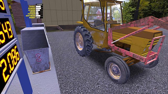 Podjedź do dystrybutora z odpowiedniej strony. - Traktor Kekmet | Pojazdy w My Summer Car - My Summer Car - poradnik do gry