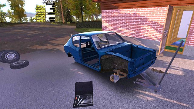 Brzydkie kaczątko może z czasem (i pieniądzmi) zmienić się w niezłego hot-hatcha! - Budowa samochodu Satsuma w My Summer Car - podstawy - My Summer Car - poradnik do gry