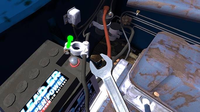Akumulator - jako pierwszy dokręcasz dodatni biegun (na górze). - Montaż akumulatora i elektryki w samochodzie Satsuma w My Summer Car - My Summer Car - poradnik do gry