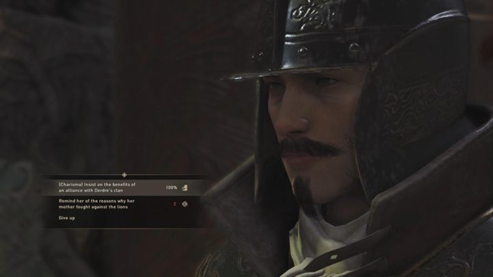 Rozmowa z Eseld - przekonaj kobietę z pomocą np - GreedFall: Obóz Ordo Luminis - solucja, opis przejścia - GreedFall - poradnik do gry