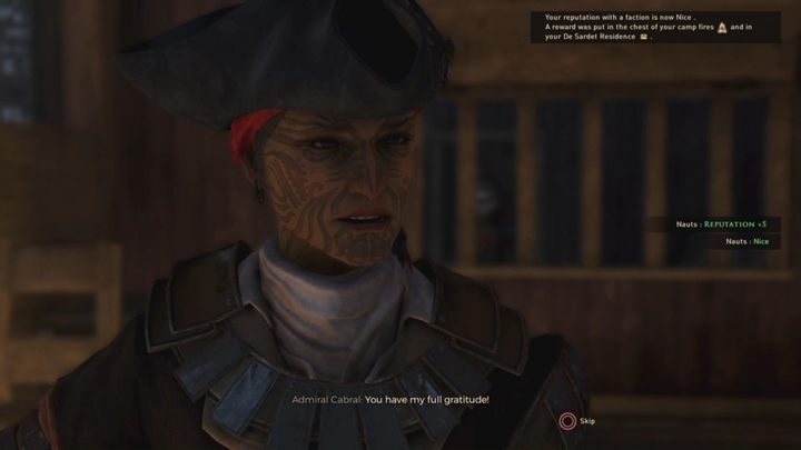 Po wszystkim, wróć raz jeszcze do Admirał, a zakończysz zadanie - GreedFall: Wróg Wewnętrzny - solucja, opis przejścia - GreedFall - poradnik do gry