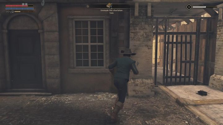 Idź na prawo od straganu, przejdź przez metalowe drzwi i podnieś list ze skrzyni - GreedFall: Szarlatan - solucja, opis przejścia - GreedFall - poradnik do gry
