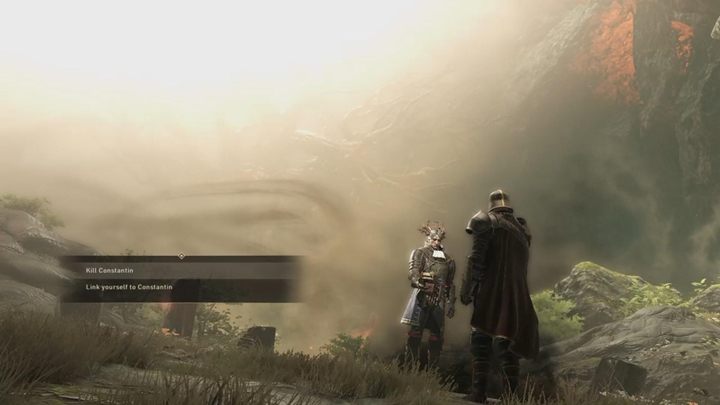 Po wszystkim, czeka cię rozmowa z Constantinem i wybór - możesz zabić kuzyna lub przyłączyć się do niego, by rządzić wyspą jako Bogowie - GreedFall: Atak w Samo Serce - solucja, opis przejścia - GreedFall - poradnik do gry