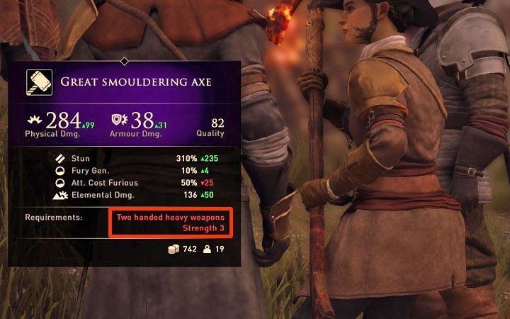 Powód takiego stanu rzeczy jest prosty - bronie i pancerze w GreedFall mają wymagania odnośnie statystyk bohatera - GreedFall: Najczęście zadawane pytania - lista - GreedFall - poradnik do gry