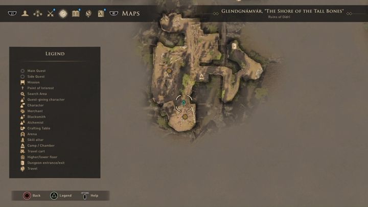 Idź do jaskini i wejdź drabiną po prawej stronie na górę - GreedFall: Tajemnica Starożytnych Ruin - solucja, opis przejścia - GreedFall - poradnik do gry