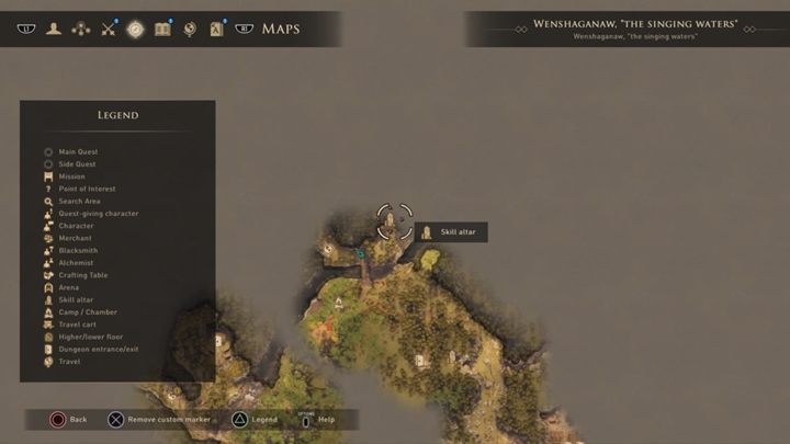 Komentarz: Północna część mapy, blisko obozowiska - GreedFall: Kapliczki z umiejętnościami - lista, sekrety - GreedFall - poradnik do gry