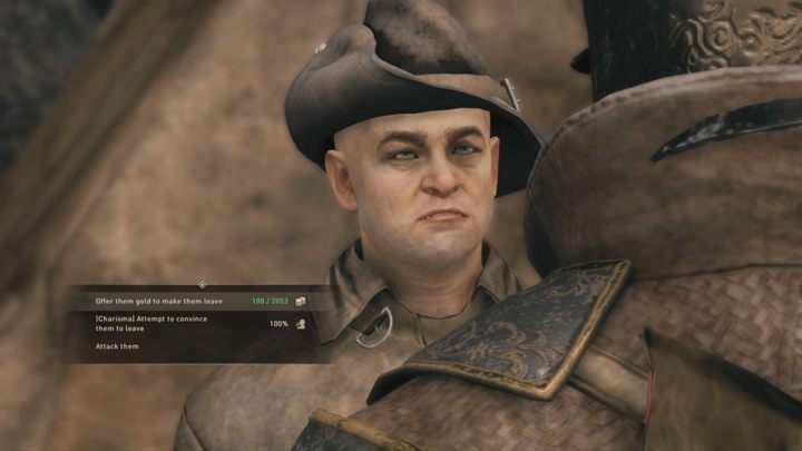 Niedaleko znajdziesz grupkę brygadzistów - Jaskinia Wiedzy | Misje towarzyszy w GreedFall - Aphra - GreedFall - poradnik do gry