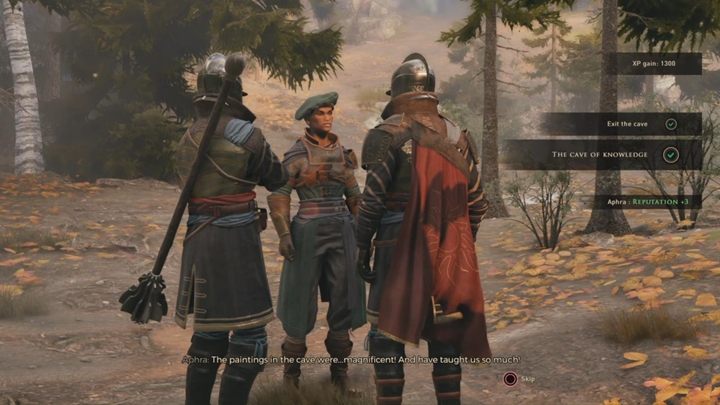 Wyjdź z jaskini a zakończysz misje - Jaskinia Wiedzy | Misje towarzyszy w GreedFall - Aphra - GreedFall - poradnik do gry